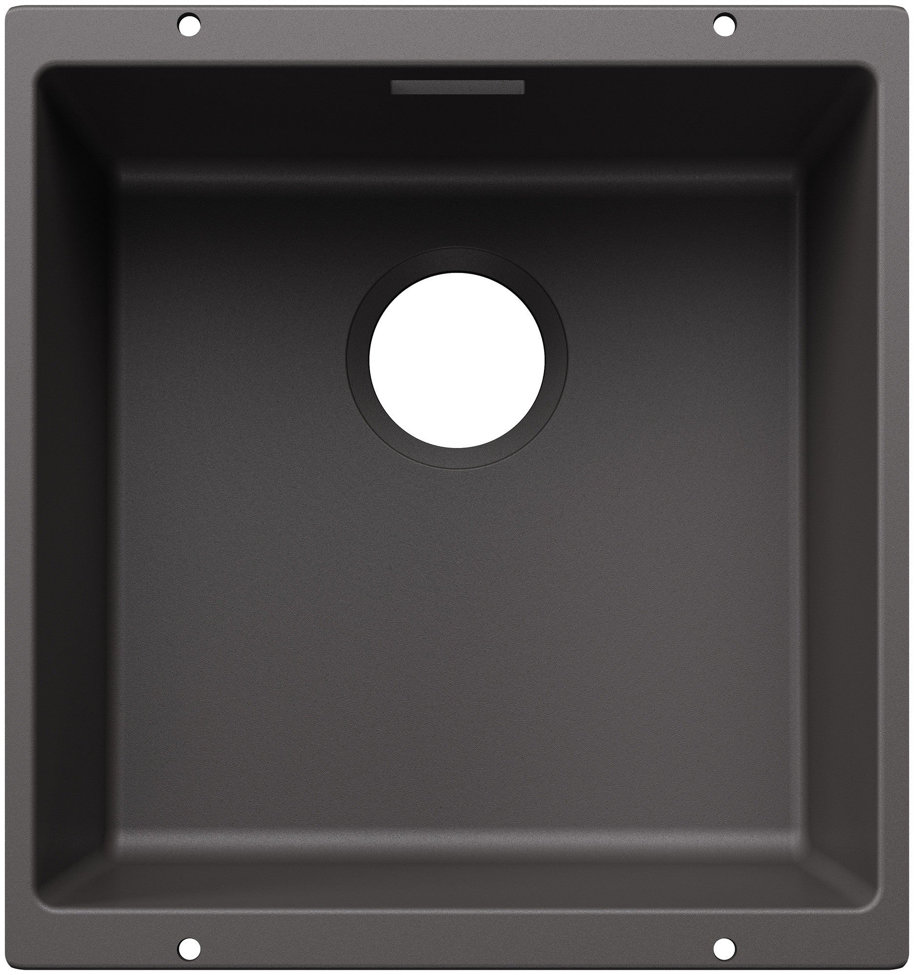 Chiuveta bucatarie Subline 400, 527790, sub blat, silgranit gri piatra 430 x 460 mm, Blanco